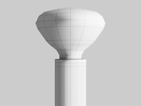 Floor lamp FLOS Luminator Modelo 3D