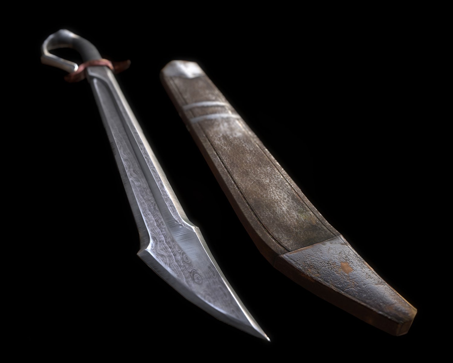 falchion sword game ready 3D 模型 in 近战 3DExport falchion sword game ready 3D 模型 in 近战 3DExport