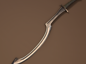 khopesh sword - game ready 3D Model