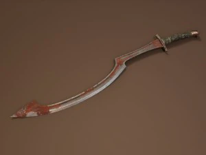 khopesh sword - game ready 3D Model