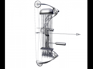 compound bow 3Dモデル