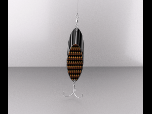 fishing lure - rigged 3D 모델