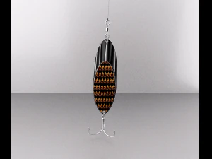 fishing lure - rigged 3D Model