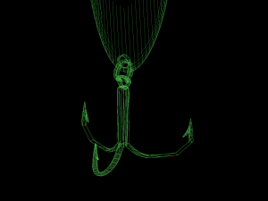 fishing lure - rigged 3D 모델