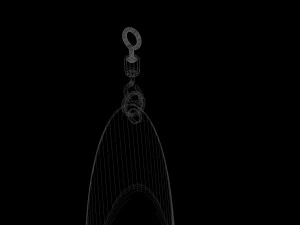 fishing lure - rigged 3D Model