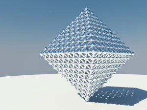 triangle grid 3D Model
