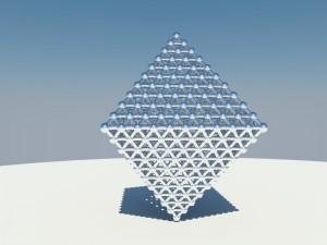 triangle grid 3D Модель