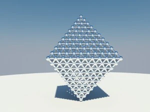 triangle grid 3D Model