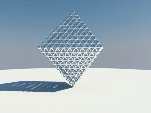 triangle grid 3D Model