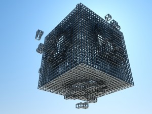 cube explotion 3D Model
