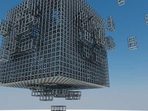 cube explotion 3D Model
