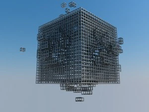 cube explotion 3D Model