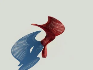 dance modern sculpture 3D Model