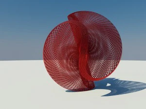 dance modern sculpture 3D Model