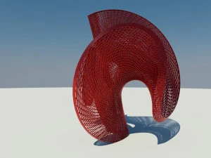 dance modern sculpture 3D Model