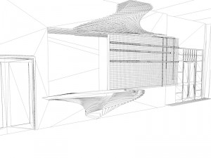 interior of public space 3D Model
