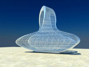 modern sculpture 3D Model