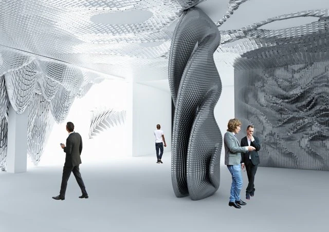 secret space interior sci-fi exhibition room 3D Model .c4d .max .obj .3ds .fbx .stl .blend 