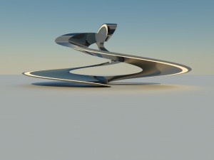 modern sculpture Modelo 3D