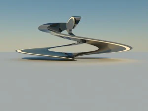 modern sculpture 3D Model