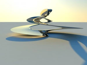 modern sculpture 3D Model
