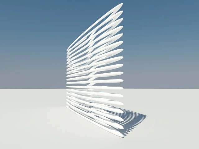 freedom wall panel decorative 3D Model .c4d .max .obj .3ds .fbx .stl .blend 