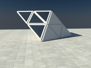 triangle cube Modelo 3D