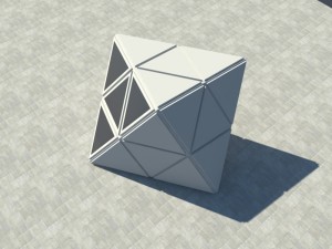 triangle cube Modelo 3D