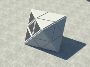 triangle cube 3D Model