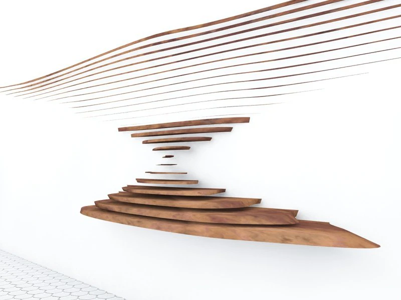 shelf modern 3D Model .c4d .max .obj .3ds .fbx .stl .blend 