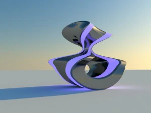 modern sculpture 3D Model