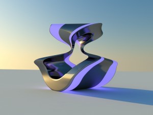 modern sculpture 3D-Modell