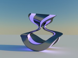modern sculpture 3D-Modell