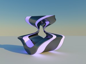 modern sculpture 3D-Modell