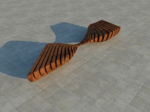 bench Modelo 3D