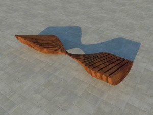 bench Modelo 3D