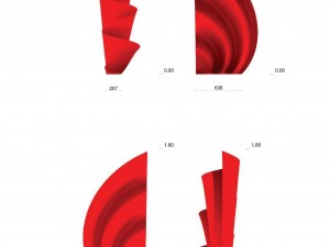 sculpture wave Model 3D