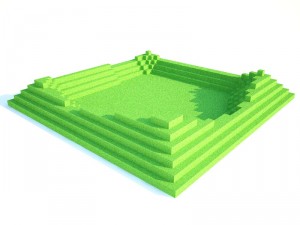 landscape low poly 3Dモデル