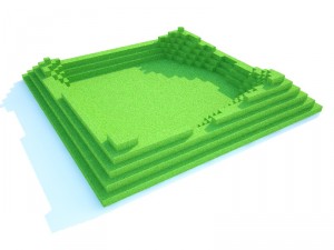 landscape low poly 3Dモデル