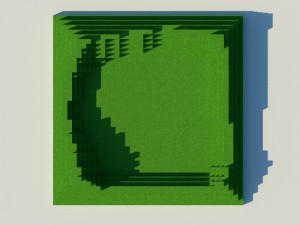 landscape low poly 3Dモデル