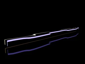 bench neon 3D Model