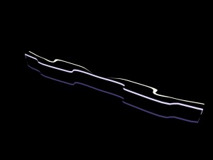 bench neon 3D Модель