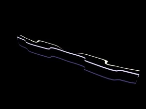bench neon 3D Model