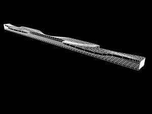 bench neon 3D Model
