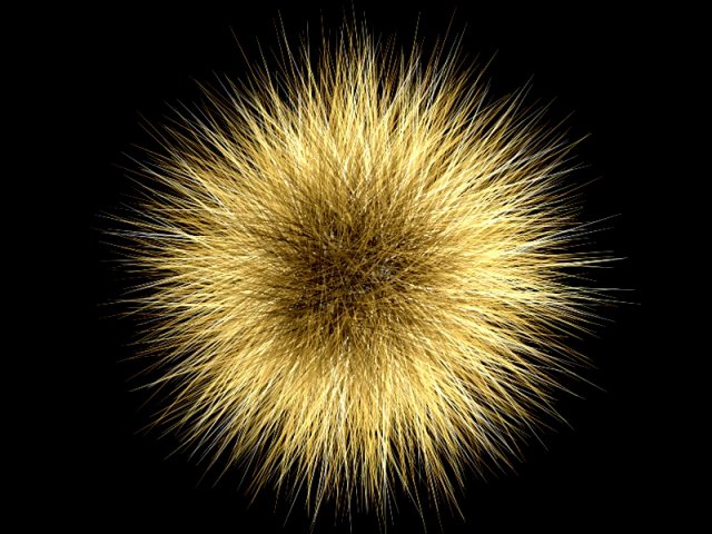 ball fur Modelo 3D .c4d .max .obj .3ds .fbx .stl .blend