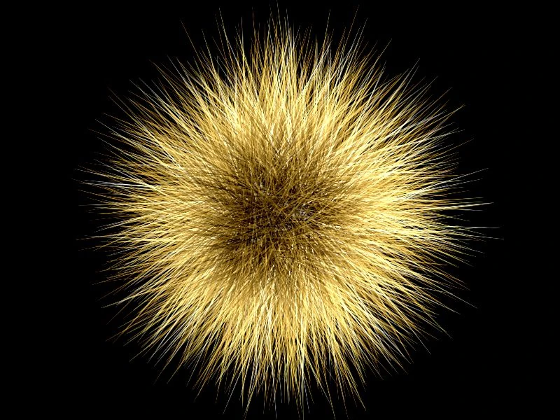 ball fur 3D Model .c4d .max .obj .3ds .fbx .stl .blend