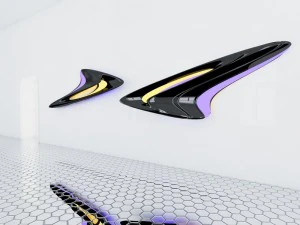 lamp wall design together 3D Model