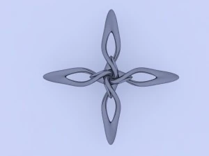cross jewelry 3D Model