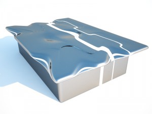 table modern 3D-Modell