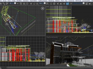 modern office 1 Modello 3D